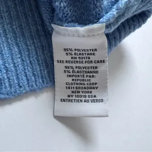 M Magaschoni Soft Blue V-Neck Dolman Sleeve Pullover Sweater - Size Medium NWOT thumbnail 6