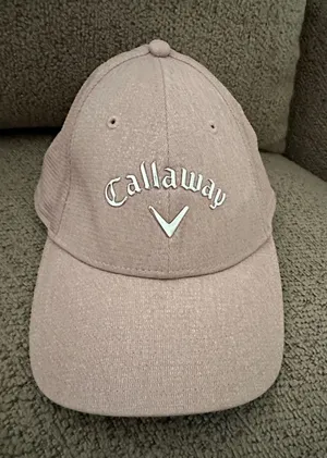 Callaway Dusty Pink Curved-Brim Golf Cap thumbnail 1