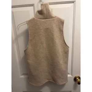 OGL Move Sleeveless Turtleneck Knit Sweater Top Beige Size S New With Tags thumbnail 2