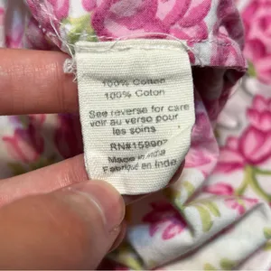 Printfresh Queen Lotus in Pink Cloud Pajama Shorts Size XS Bird Floral thumbnail 9