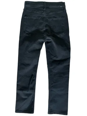 Mother Denim Black High Waisted Rider Ankle In Not Guilty Size 26 thumbnail 5