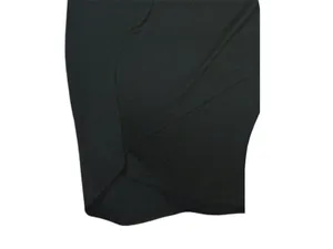 Ani Strapless Black Midi Dress w/ Crystal Waistline Size Large NWT thumbnail 3