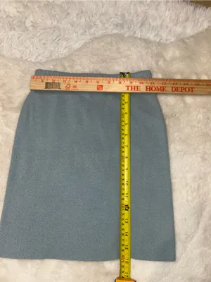 White Fox blue sweater mini skirt woman’s size XS thumbnail 5