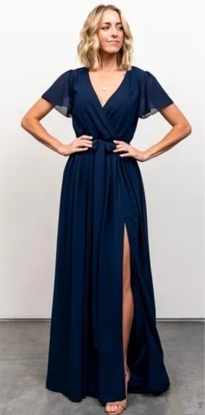 Baltic Born Kristina Maxi Dress Navy thumbnail 1