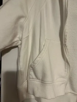 Crane Creamy White Hooded Jacket Size XL thumbnail 2