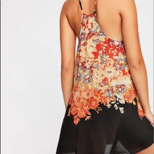NWT free people floral haze‎ mini slip dress Xs thumbnail 3