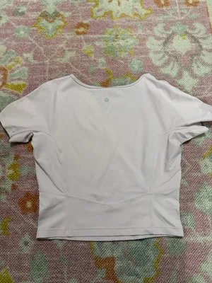 Lululemon Nulu Cropped Slim Yoga Short Sleeve thumbnail 4