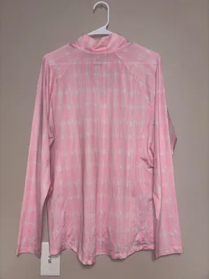 Adidas Golf Women’s Quarter-Zip pink thumbnail 2