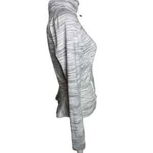 Lululemon Peplum Back Light Jacket Size 6 Gray thumbnail 4