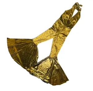 Costume culture Franco disco 70s diva Halloween costume cosplay gold jumpsuit sm thumbnail 11