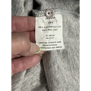 Vintage Columbia Women's Gray Ribbed Knit Cardigan Sweater Size L Button Down thumbnail 8