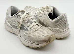 Brooks Adrenaline GTS 22 Running Shoes Womens 8 Grey White Support Sneakers thumbnail 1