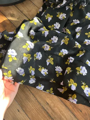 NWT Anthropologie Maeve Floral Square Neck Midi Dress M thumbnail 11