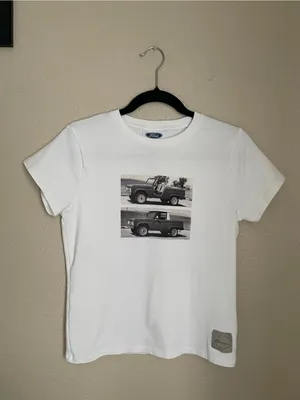Official Ford Bronco with Cotton On Collab Size Small White Photograph Graphic thumbnail 6