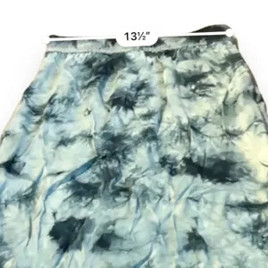 Zara The Batik‎ Blue Tie Dye Pull-On Midi Skirt Sz M thumbnail 9