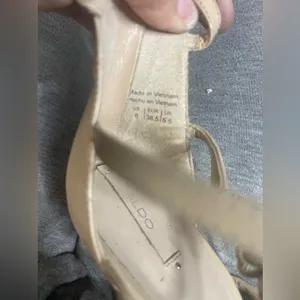 Aldo‎ black and beige strap heels size 8 thumbnail 8