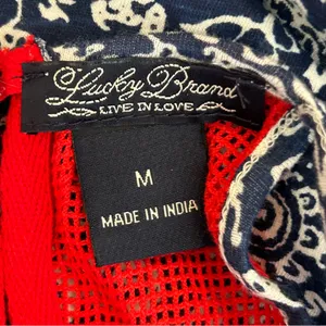 Lucky Brand Red, White and Blue Isabella Tank Top Size‎ M thumbnail 7