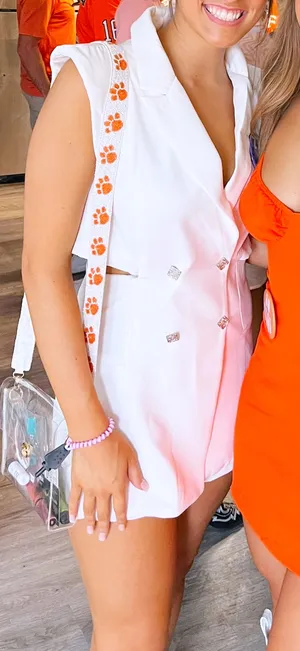 DO+BE White Romper Open Back thumbnail 3