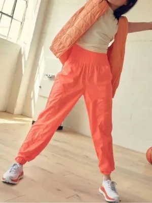 Free people movement the way home jogger hot watermelon orange thumbnail 3