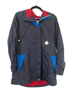 Burton Navy Blue Red DryRide Da Nang Winter Snowboard Ski Jacket‎ Women’s Medium thumbnail 1