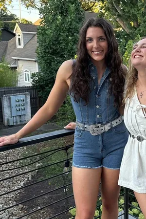 Unbranded Women's Blue and White Playsuit-romper thumbnail 1