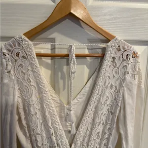 Abercrombie & Fitch Ivory Lace Babydoll Dress thumbnail 8