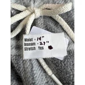 Aerie Plaid Pajama Jogger Pants Gray White Drawstring Lounge Sleepwear Small NEW thumbnail 3