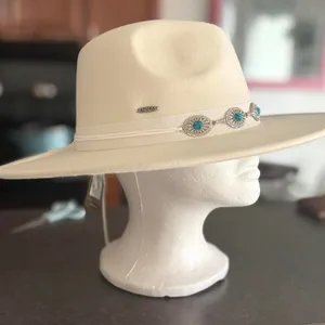 Adora cream cowboy felt hat White thumbnail 3