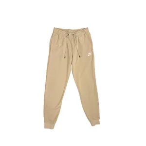 Nike Sportswear Club Fleece Mid Rise Joggers Beige Tan Sweatpants Small thumbnail 2