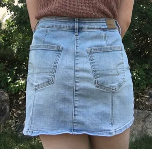American Eagle Denim Mini Skirt thumbnail 3