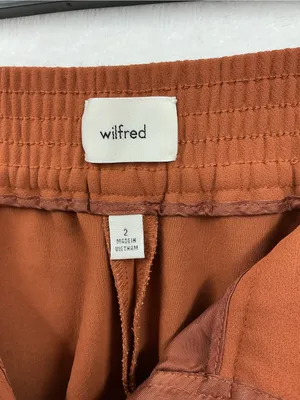 Wilfred Wide-Leg Trousers in Rust Brown 1118 thumbnail 5