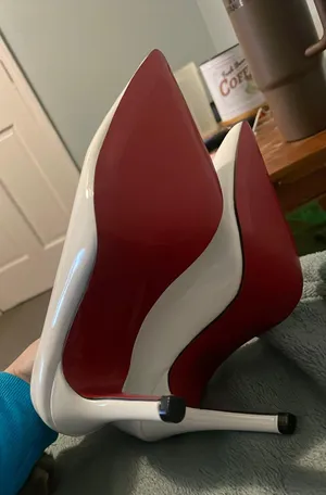 R Rainbow house Red Bottom Heels!! thumbnail 3