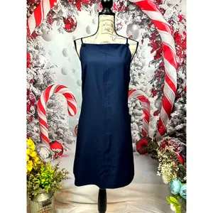 Lulu's Chic Ease Sleeveless Apron Mini Dress Navy Blue XL thumbnail 9
