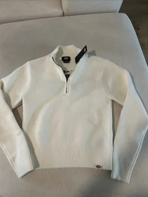 Dickies Ruston Qz Sweater, Ivory, Size Small, NEW WITH TAGS thumbnail 3