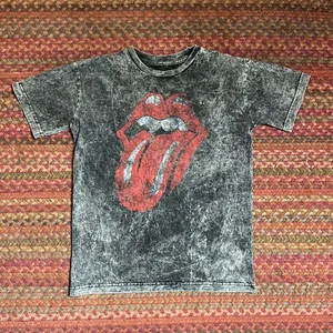Urban Outfitters ROLLING STONES ACID WASH GRAPHIC TEE thumbnail 1