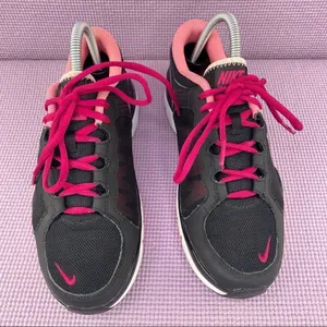 Nike Flex Trainer 2 TR2 Women's Running Shoes Black‎ Pink Size 8 511332-015 thumbnail 5