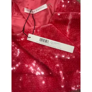 NWT SUSANA MONACO Sheer Sequin Tube Top - Azalea Sz‎ Small $238 thumbnail 4