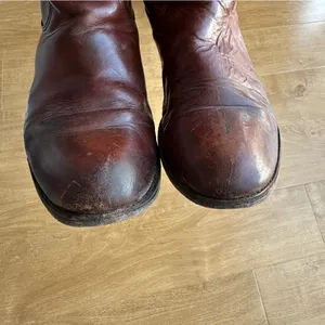 Frye Melissa Button Brown Leather Cognac Tall Riding Boots, Women’s Size 7 thumbnail 10