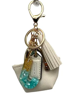 NEW Bag Charm including a small COACH Bag Tag thumbnail 1