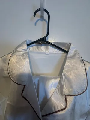 Silk Sleep Set White Size L thumbnail 1