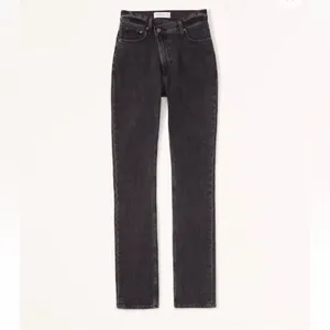 Abercrombie Fitch Curve Love 90’s Slim Straight Ultra High Rise Jeans 25/0 Short thumbnail 16