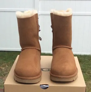 UGG Bailey Bow II Diagonal Stripe Boots thumbnail 2