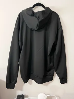 Heart Graphic Black Pullover Hoodie Sweatshirt Love Women’s Sz L NWOT thumbnail 3