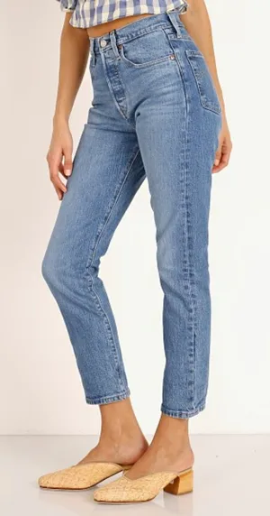 LEVIS 501 Skinny Denim in Jive Ship Sz 28‎ thumbnail 1