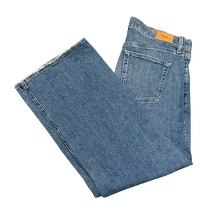 Edwin Marli Ankle Paloma‎ Jeans Blue Size 32 Wide Leg Minimalist Casual Denim thumbnail 1