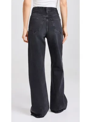 NWT AGOLDE Dame in Hitch High Rise Wide Leg Relaxed Rigid Denim Jeans 25 thumbnail 3