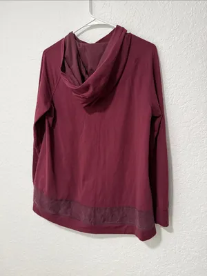 🍋 LULULEMON Starting Place Hoodie in Garnet Size 6 thumbnail 9
