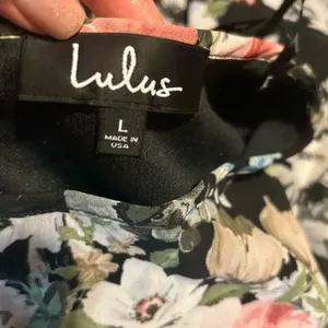 Lulus Spring My Bell Black Floral Print Ruffled Puff Sleeve Mini Dress thumbnail 6