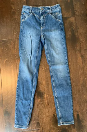 Free People High Waisted Skinny Jeans thumbnail 1