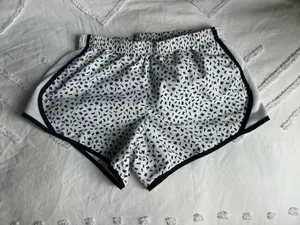 Black and white Nike Shorts Dri-Fit Women’s Running Lined thumbnail 1